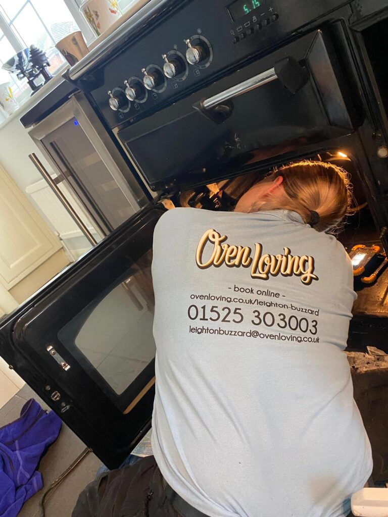 Working on a Range Cooker